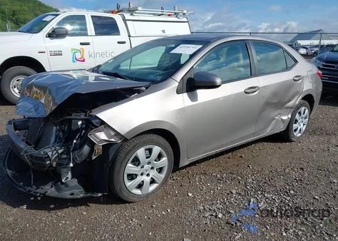 2016 Toyota Corolla Le из США, поврежденный, VIN 2T1BURHE0GC537694